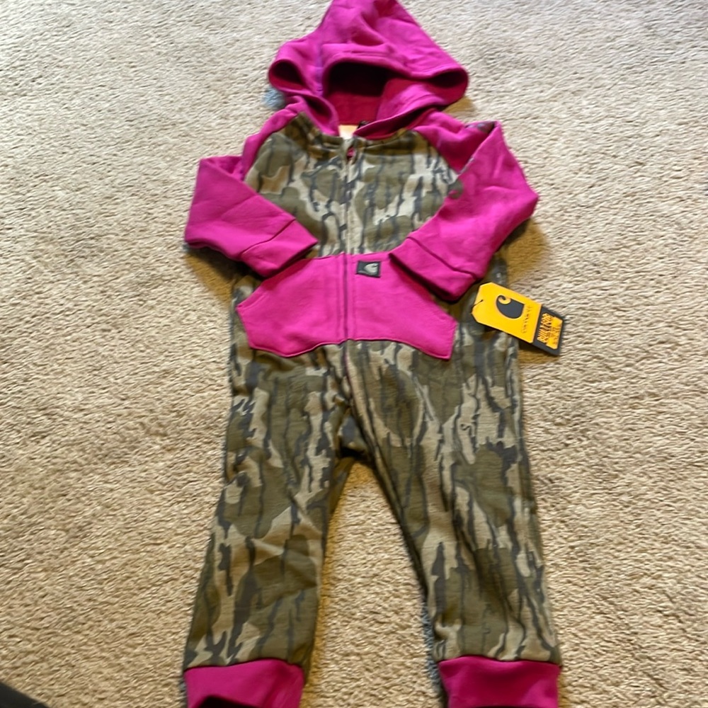 Carhartt baby girl one piece size 9months NWT